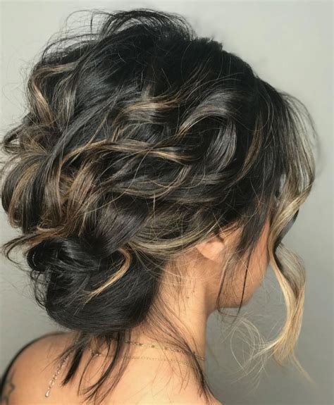 mid length curly hair updos|casual updos for curly hair.